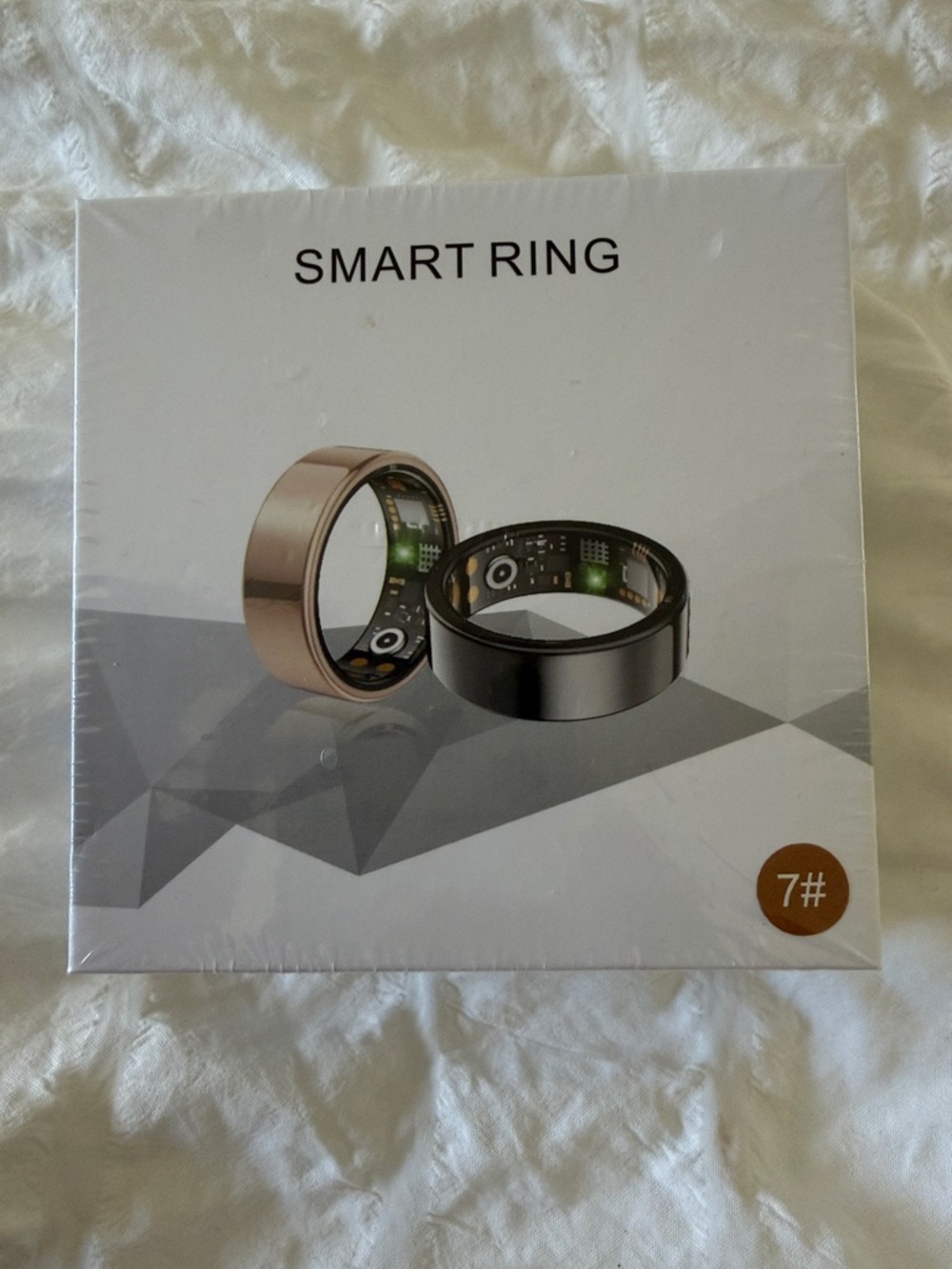 Smart Ring Wearable Rose Gold 7